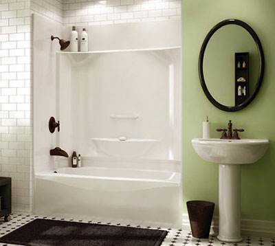 New Construction Plumbing in Bathroom